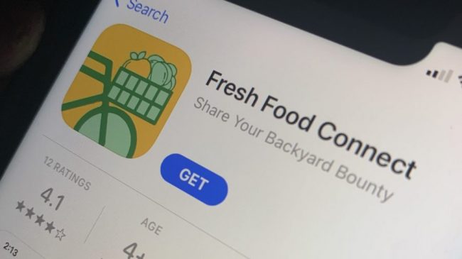 Fresh food connect showing app icon in Apple App Store