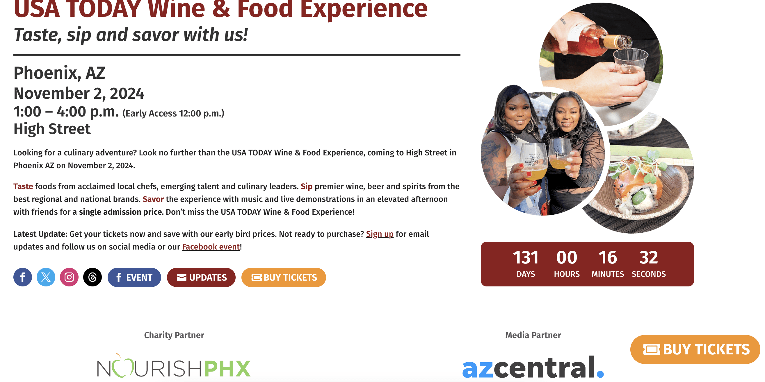 USA TODAY Wine & Food Experience